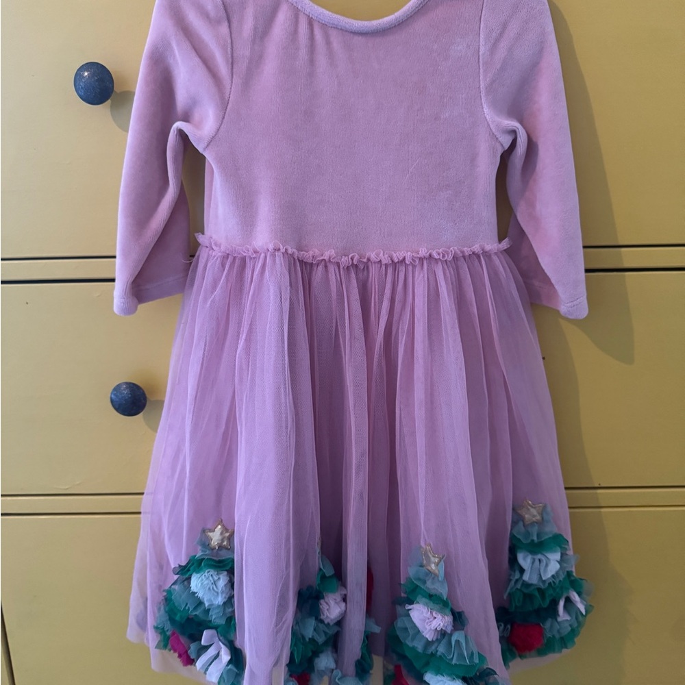 Mini Boden Pink Holiday Dress